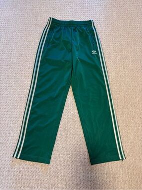 ADIDAS FIREBIRD TRACK PANTS GREEN / WHITE - GREEN / SM